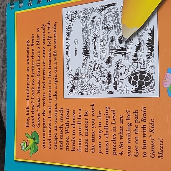BRAIN GAMES KIDS MAZES PRICE FIRM - Picture 3 of 9